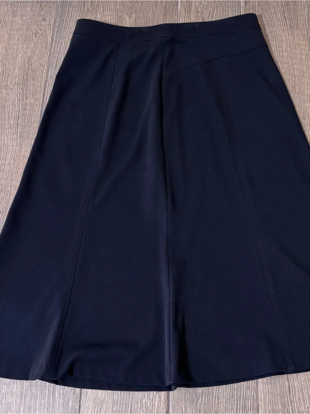 Christopher & Banks Size 12 Black A-Line Skirt